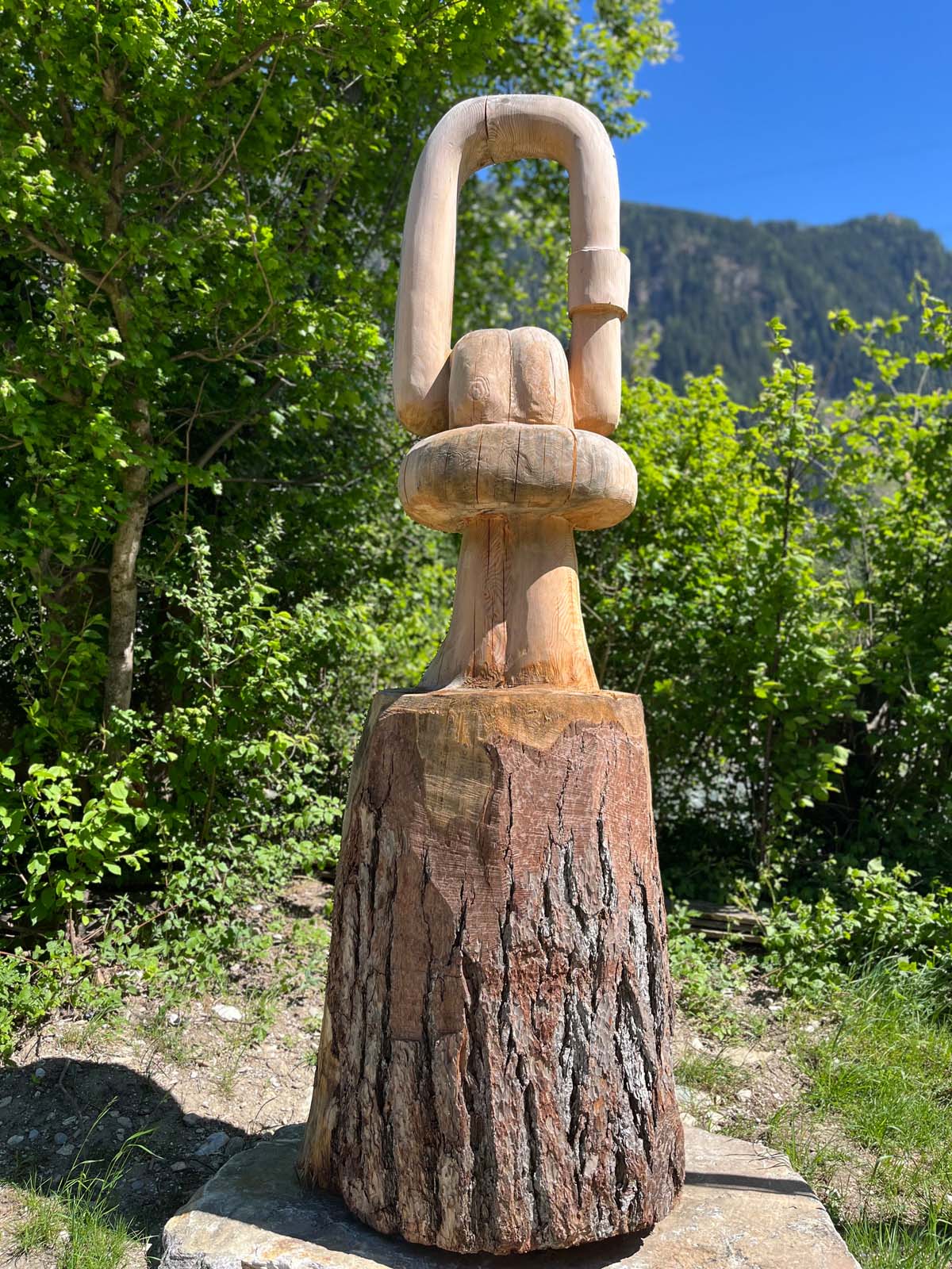 Kunstwerk "Klettersteig"